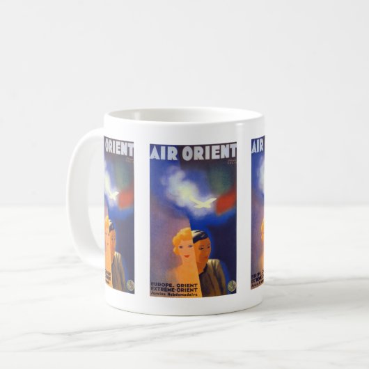 Air Orient ~ Europa - Orient Kaffeetasse (Vorderseite Links)
