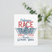 Air Race Airshow Vintag Aviation Postkarte (Stehend Vorderseite)