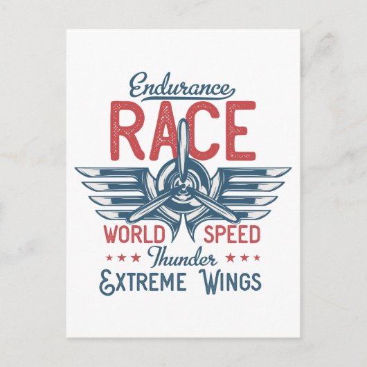 Air Race Airshow Vintag Aviation Postkarte (Vorderseite)