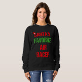 Air Racer Funny Pajama Weihnachten Sweatshirt (Vorne ganz)