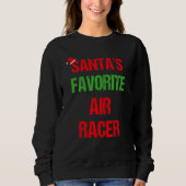 Air Racer Funny Pajama Weihnachten Sweatshirt (Vorderseite)