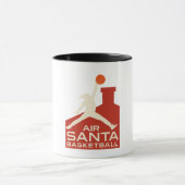Air Santa Basketball mug Tasse (Zentrum)