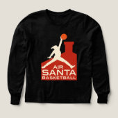 AIR SANTA – Funny Xmas Basketball Tshirt (Design Vorderseite)