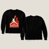 AIR SANTA – Funny Xmas Basketball Tshirt (Design Vorder- & Rückseite)