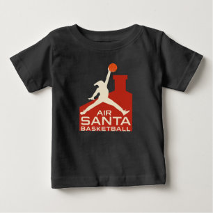 AIR SANTA – Lustiges Weihnachts-Basketball-T-Shirt Baby T-shirt