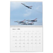 Air Show Two Page MediumCalendar, White Kalender (Mär 2026)