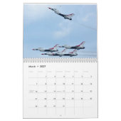 Air Show Two Page MediumCalendar, White Kalender (Mär 2027)