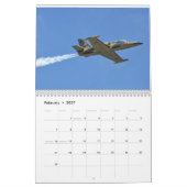 Air Show Two Page MediumCalendar, White Kalender (Feb 2027)