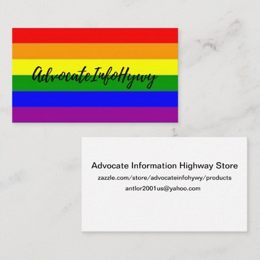 AIR Store Business Card Visitenkarte (Vorne/Hinten)