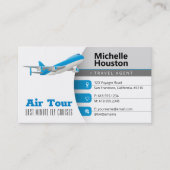 Air Tour | Agent für Reisen Visitenkarte (Vorderseite)
