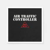 Air Traffic Controller Airfield Flight Controller Serviette (Vorderseite)