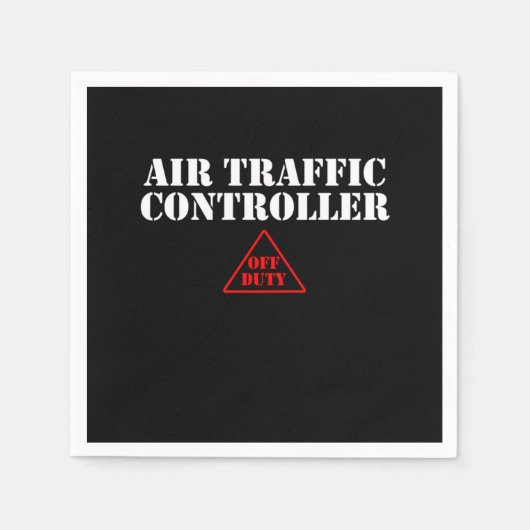 Air Traffic Controller Airfield Flight Controller Serviette (Vorderseite)