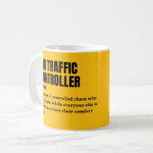 Air Traffic Controller - Funny Coffee Kaffeetasse (Vorderseite Links)