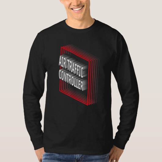 Air Traffic Controller Job Title Appreciation Retr T-Shirt (Vorderseite)