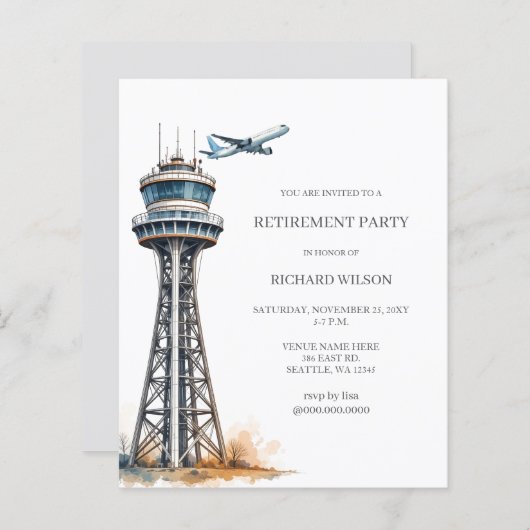 Air Traffic Controller Retirement Party (Vorne/Hinten)
