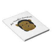 Air Traffic Kontrolle lustige Geschenke. Notizblock (angewinkelt)