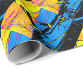 "Air Walking!" High Flying Scooter Geschenkpapier (Rolleneckpunkt)