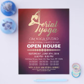 AIR YOGA Meditation Fitness Studio Open House Flyer (Einzeln)