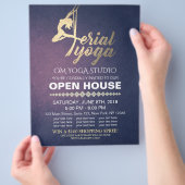 AIR YOGA Meditation Fitness Studio Open House Flyer (Hand)