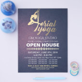 AIR YOGA Meditation Fitness Studio Open House Flyer (Einzeln)