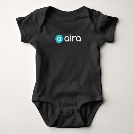 Aira Logo Baby Strampler (Vorderseite)