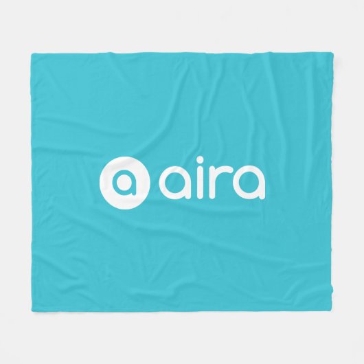 Aira Logo Fleecedecke (Vorderseite (Horizontal))
