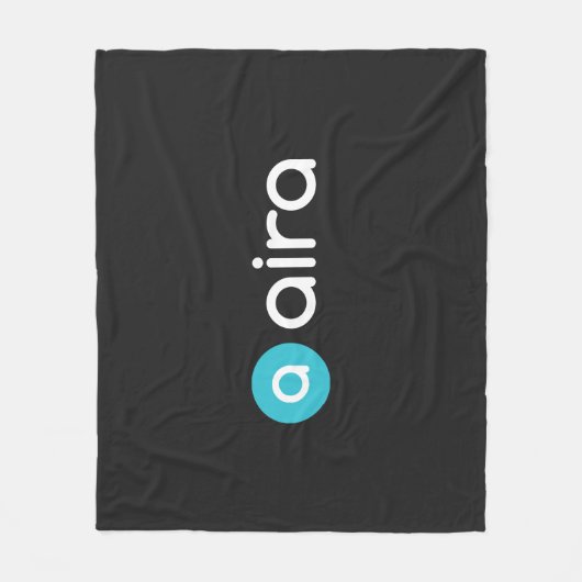 Aira Logo Fleecedecke (Vorderseite)