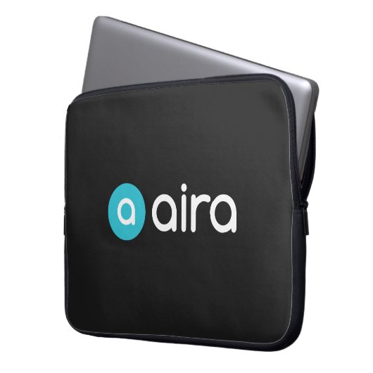 Aira Logo Laptopschutzhülle (Vorderseite Links)