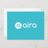 Aira Logo Postkarte (Vorne/Hinten)