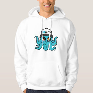 Aira Mascot Hoodie White - Octopus