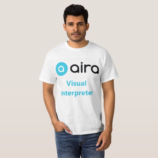 Aira Visuell Interpreter T-Shirt (Vorne ganz)