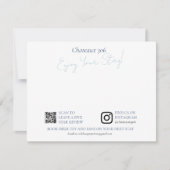 Airbnb and Rental Property Custom Welcome Note Mitteilungskarte (Vorderseite)