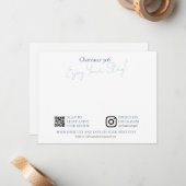 Airbnb and Rental Property Custom Welcome Note Mitteilungskarte (Vorderseite/Rückseite Beispiel)