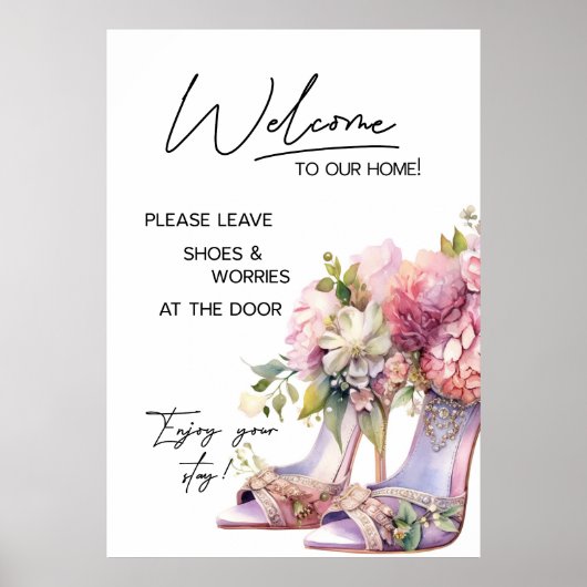 AirBnb-Begrüßungszeichen Poster (Vorne)