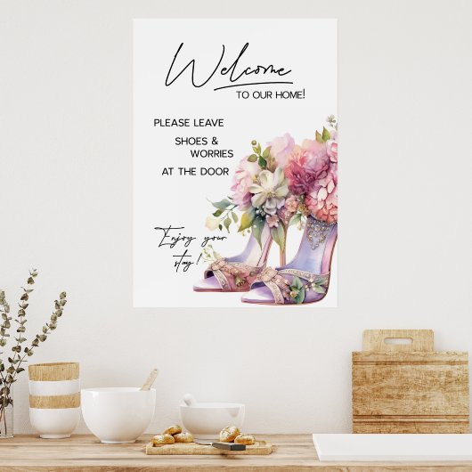 AirBnb-Begrüßungszeichen Poster (Küche)