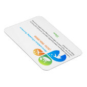 Airbnb Cleaner Contact Magnet (Rechte Seite)