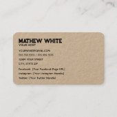 Airbnb Custom QR Visitenkarte (Rückseite)