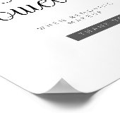 Airbnb Host Essentials - Handtuchsignatur Poster (Ecke)