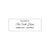 Airbnb Host Welcome Address Self Inking Stamp Permastempel (Design)