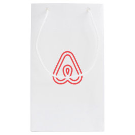 Airbnb Icon & Logo Geschenktasche Kleine Geschenktüte