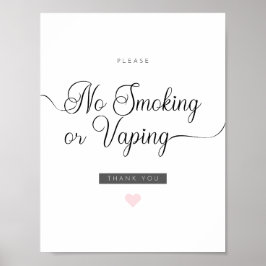 Airbnb Kein Rauchen oder Vaping Poster