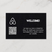 🏠 Airbnb Property Owner Custom QR Visitenkarte (Vorderseite)