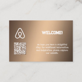 🏠 Airbnb Property Owner Custom QR Visitenkarte