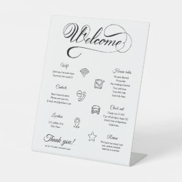 Airbnb Rental Vacation House Willkommenszeichen Sockelschild