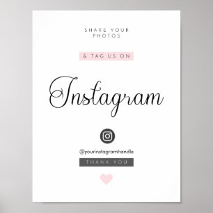 Airbnb/Vacacation Rental Social Media Sign Poster