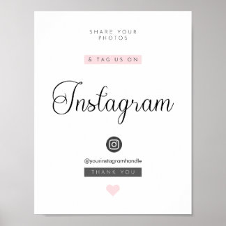 Airbnb/Vacacation Rental Social Media Sign Poster