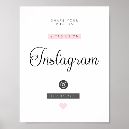 Airbnb/Vacacation Rental Social Media Sign Poster (Vorne)