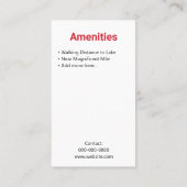 Airbnb | Visitenkarte | Chicago (Rückseite)