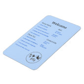 Airbnb Vrbo Begrüßungssignaturenhandbuch Magnet (Linke Seite)