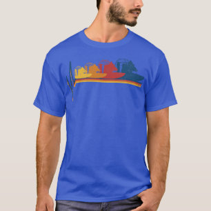 Airboat Swamp Boat Airboat Kapitän T-Shirt